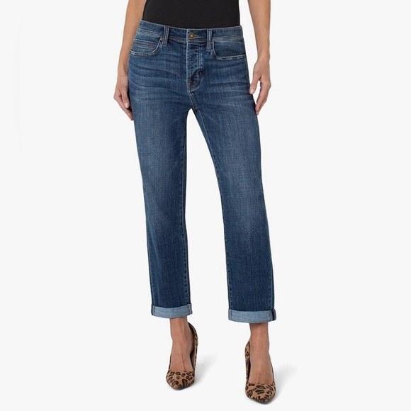 NWT Liverpool Los Angeles The Keeper Boyfriend Jeans in Lumis - Picture 1 of 15
